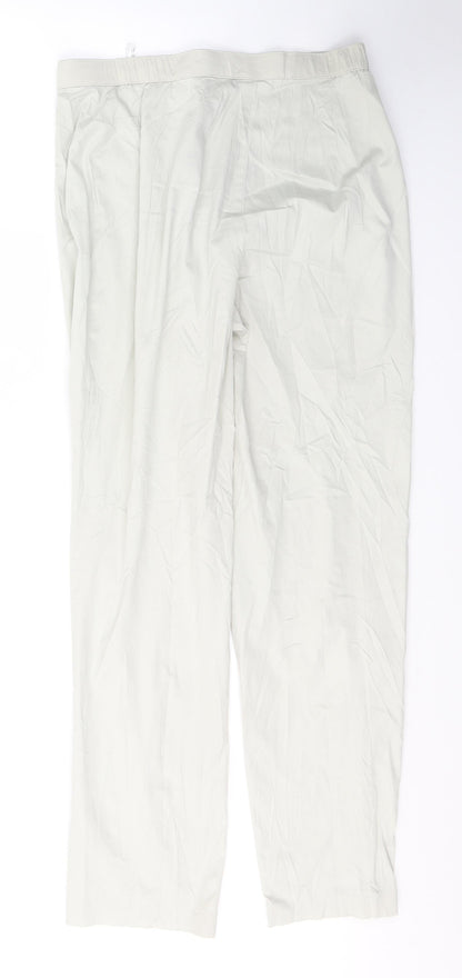 Womens UK Size 14 Marks and Spencer Regular Fit  Grey Trousers