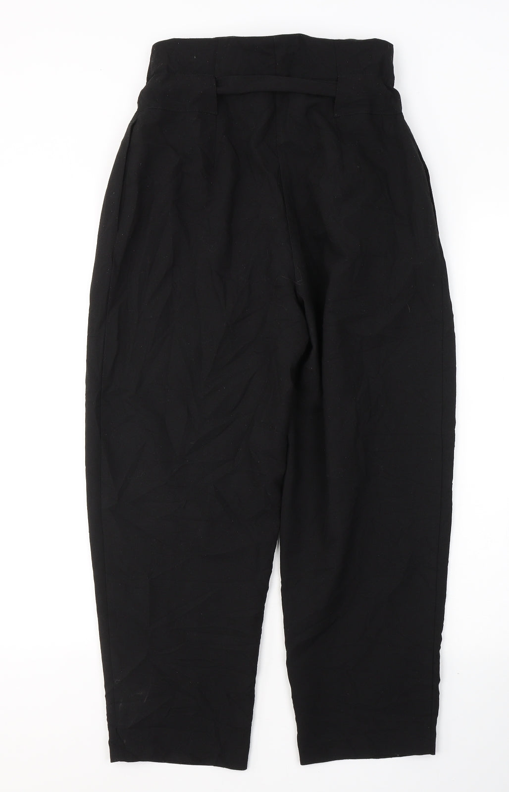 ASOS Womens Black  Polyester Trousers  Size 8 L23 in Regular Button