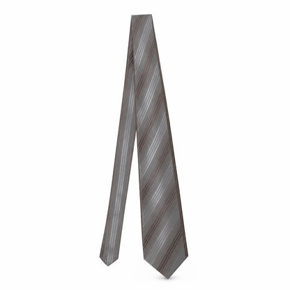 Mens Autograph Brown Striped  Pointed Tie