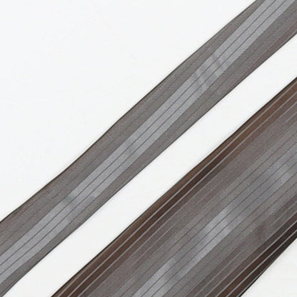 Autograph Mens Brown Striped Silk Pointed Tie One Size