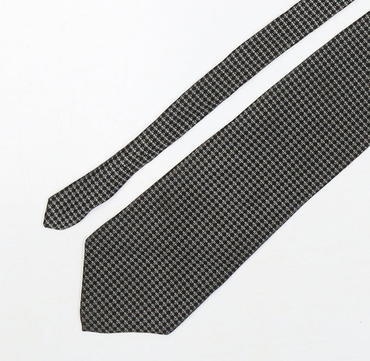 Perry Ellis  Mens Multicoloured Geometric Silk Pointed Tie One Size