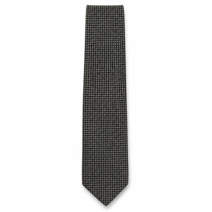 Front view of Perry Ellis men’s multicoloured geometric silk pointed tie one size