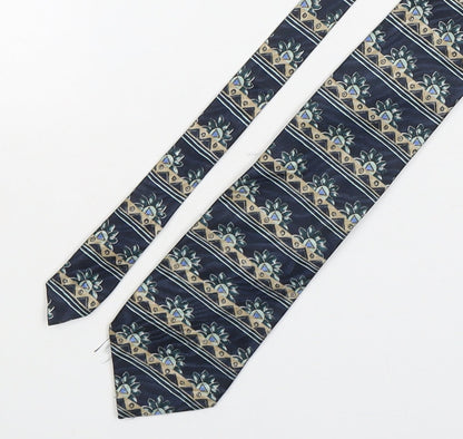 Marks and Spencer Mens Multicoloured Geometric Polyester Pointed Tie One Size