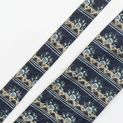 Marks and Spencer Mens Multicoloured Geometric Polyester Pointed Tie One Size