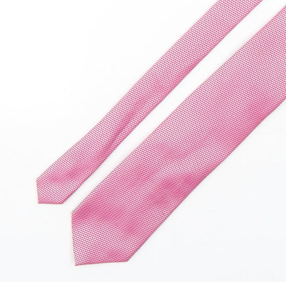 Mens Debenhams Pink Grenadine  Pointed Tie