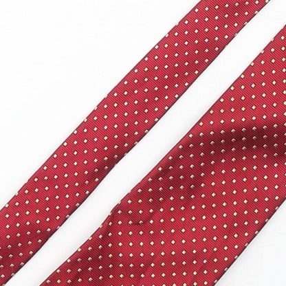 Marks and Spencer Mens Multicoloured Geometric Silk Pointed Tie One Size