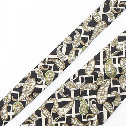 Michelsons Mens Multicoloured Paisley Silk Pointed Tie One Size