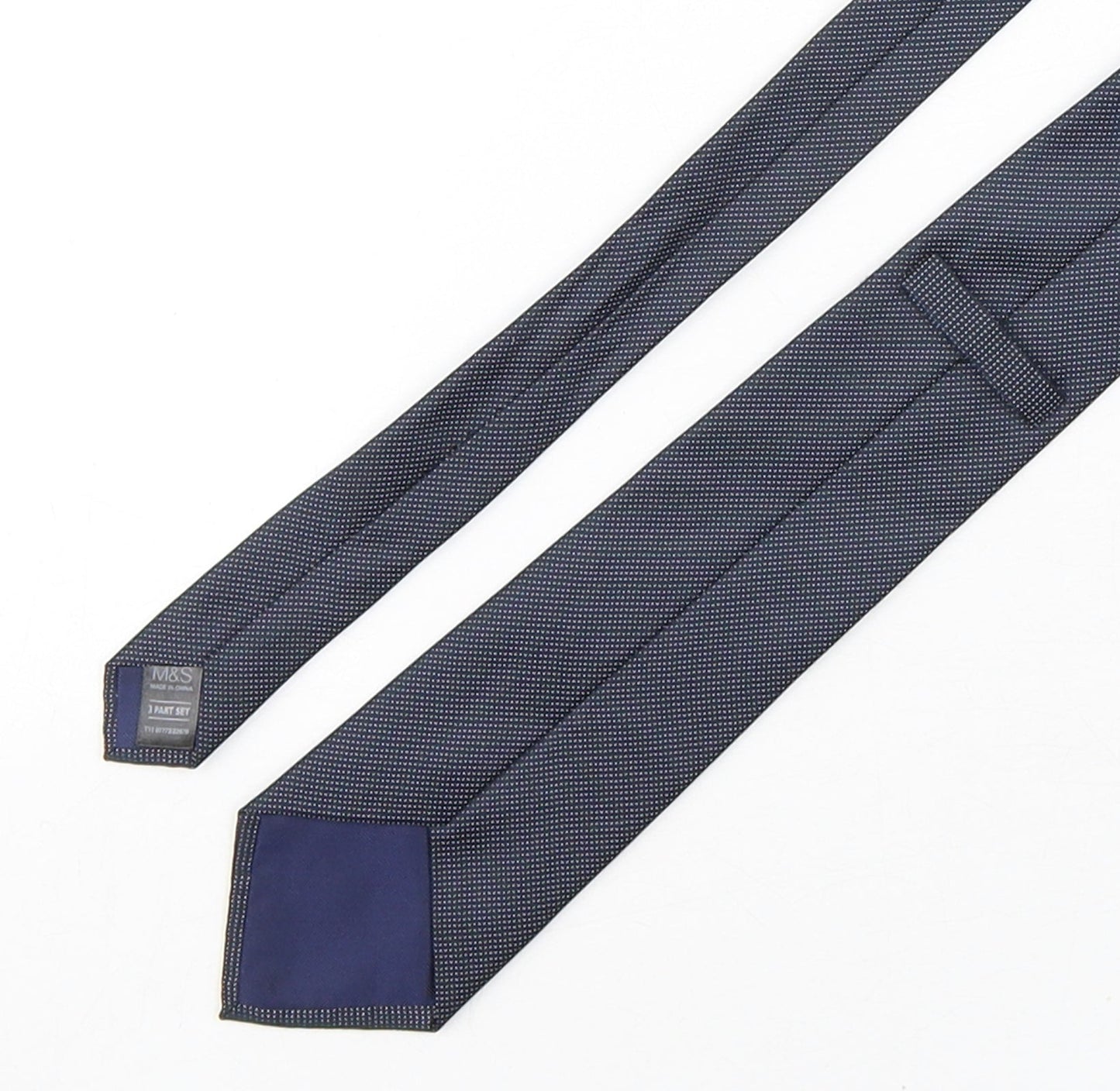 Marks and Spencer Mens Multicoloured Polka Dot Polyester Pointed Tie One Size