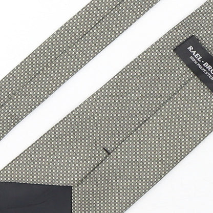 Rael Brook  Mens Multicoloured Geometric Polyester Pointed Tie One Size