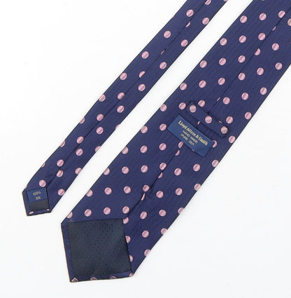 Lloyd Attree & Smith Mens Multicoloured Polka Dot Silk Pointed Tie One Size