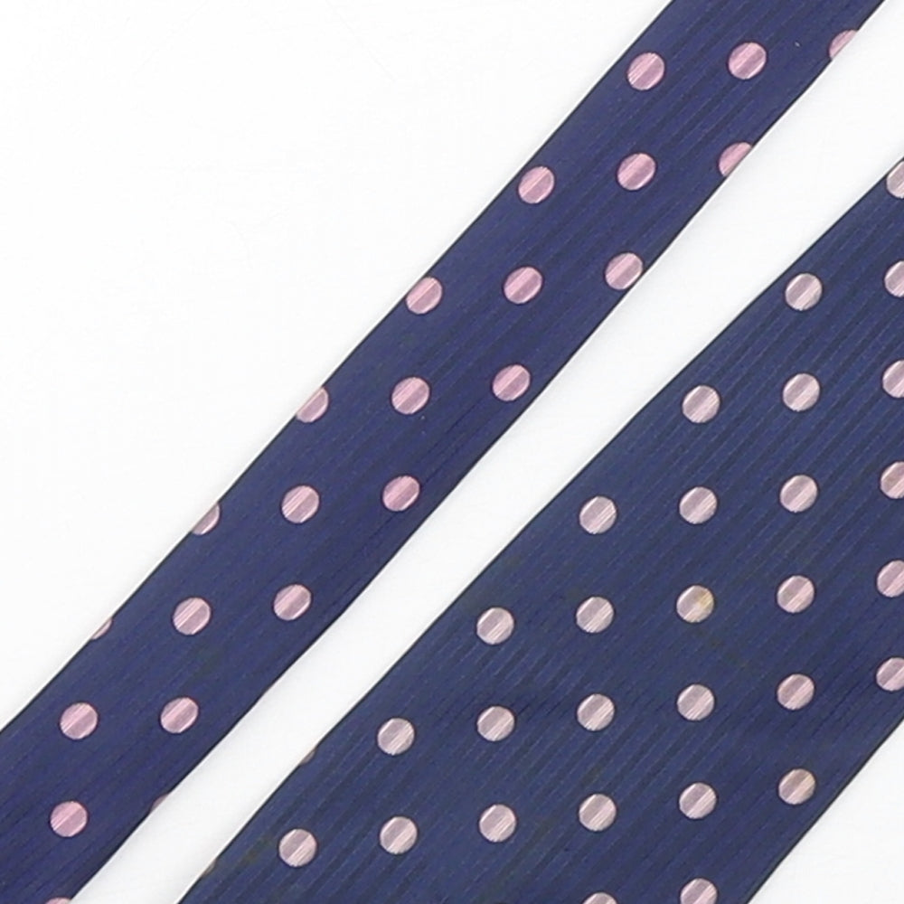 Lloyd Attree & Smith Mens Multicoloured Polka Dot Silk Pointed Tie One Size