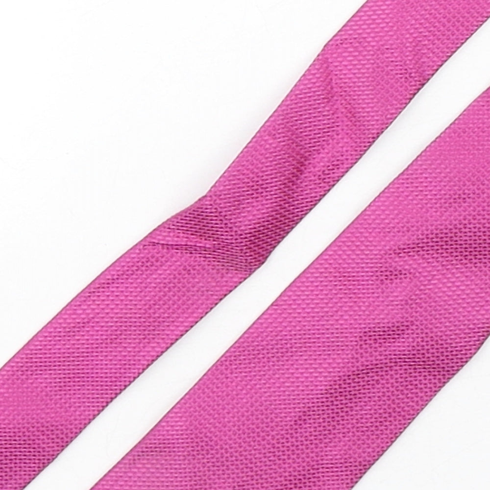 Marks and Spencer Mens Purple Grenadine Silk Pointed Tie One Size