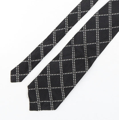 NEXT Mens Multicoloured Plaids & Checks Silk Pointed Tie One Size