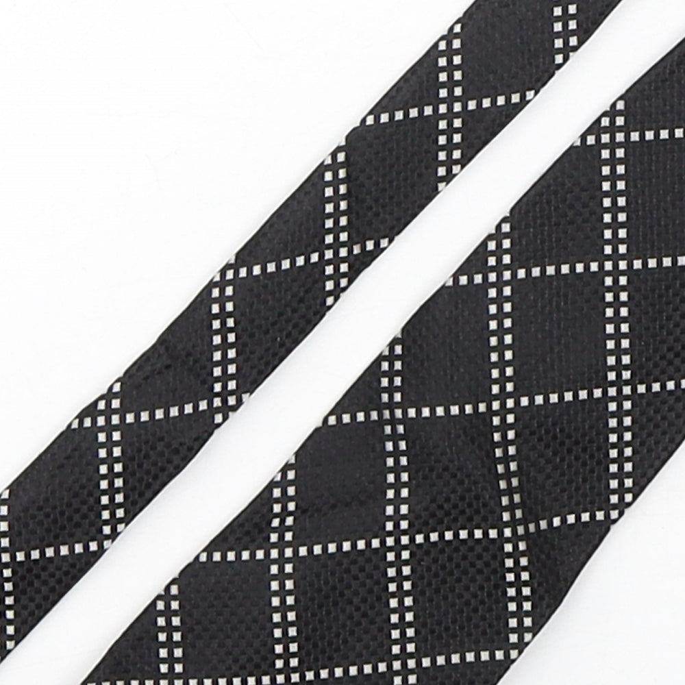 NEXT Mens Multicoloured Plaids & Checks Silk Pointed Tie One Size