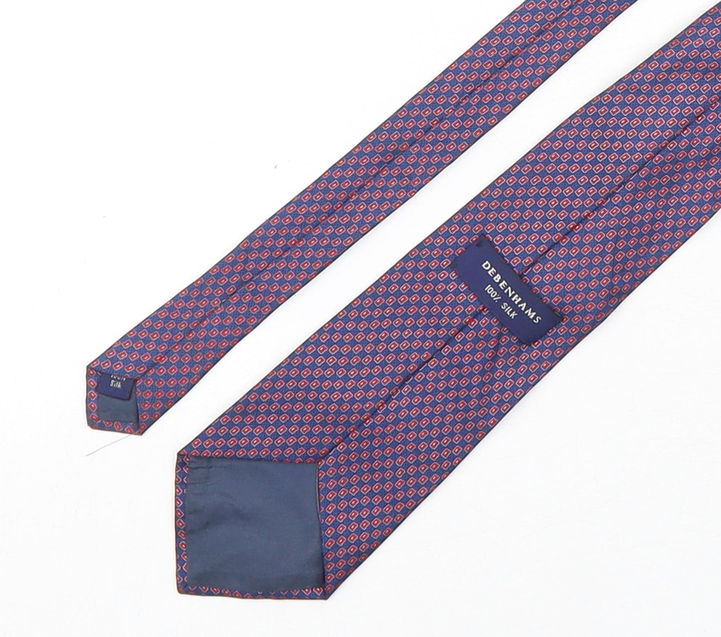 Mens Debenhams Multicoloured Geometric  Pointed Tie