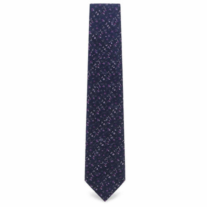 Mens Marks and Spencer Blue Floral  Pointed Tie