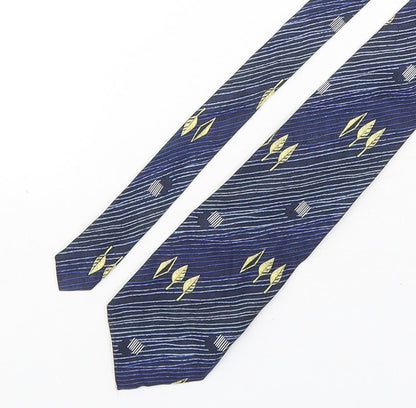 Little Venice  Mens Multicoloured Geometric Silk Pointed Tie One Size