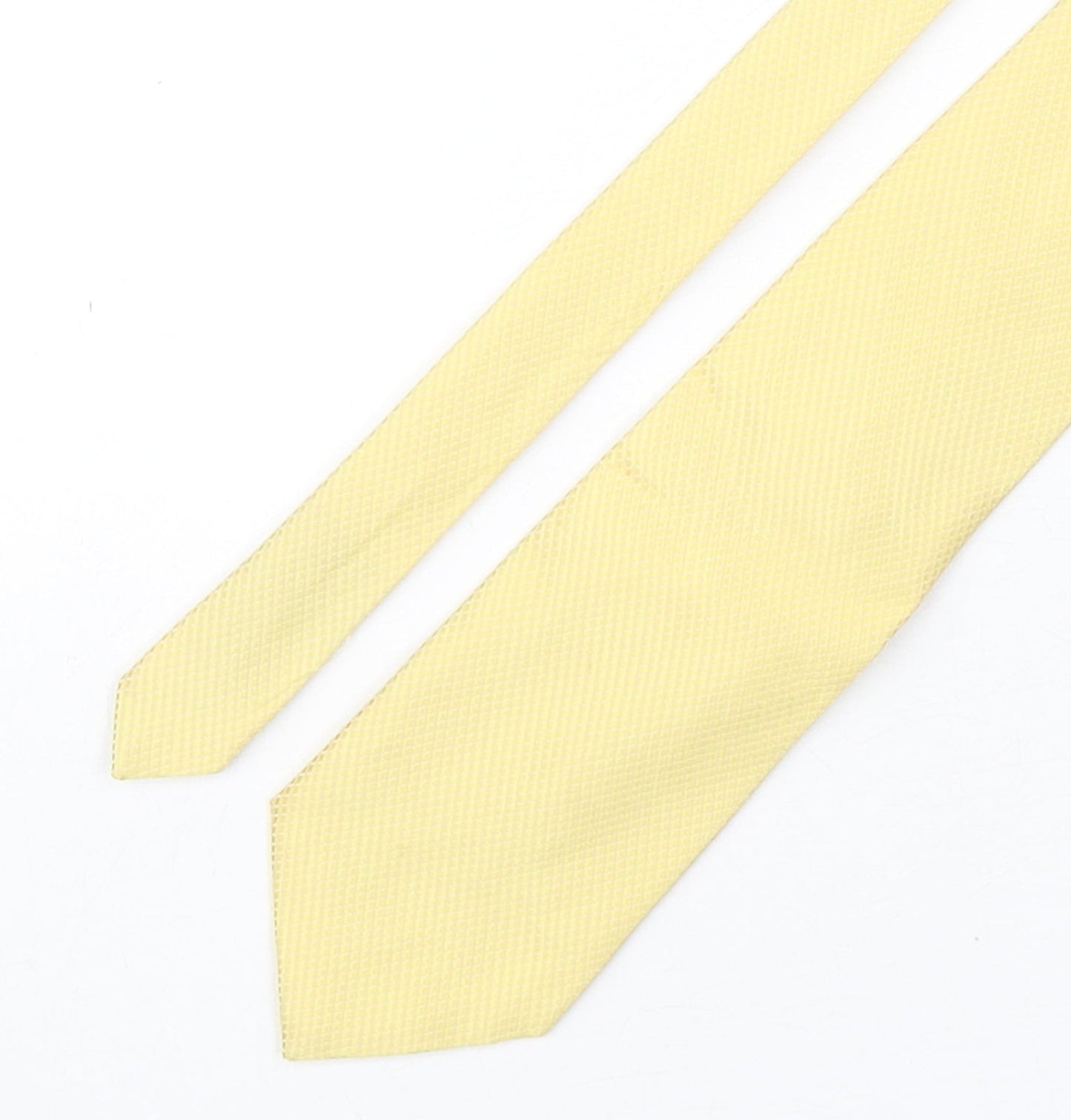 Mens Benjamin James Gold Grenadine  Pointed Tie