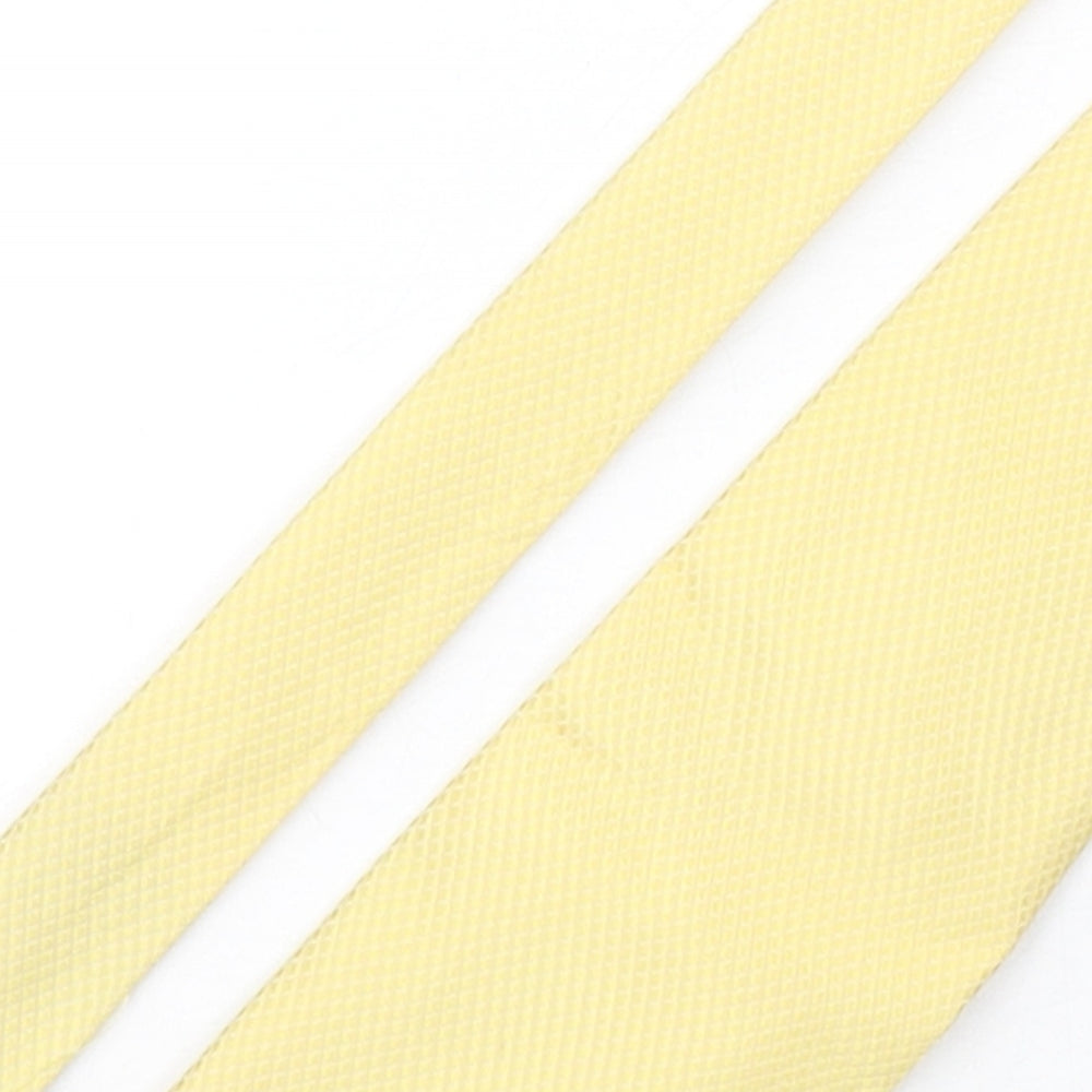Mens Benjamin James Gold Grenadine  Pointed Tie