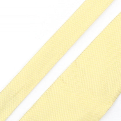 Mens Benjamin James Gold Grenadine  Pointed Tie