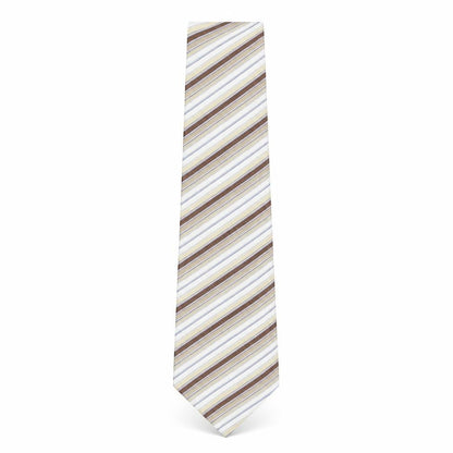 Mens Tom English Multicoloured Striped  Pointed Tie
