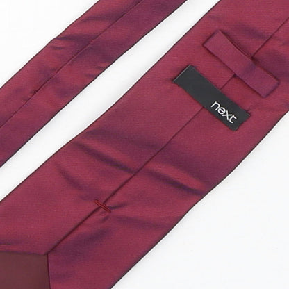 NEXT Mens Purple  Silk Pointed Tie One Size