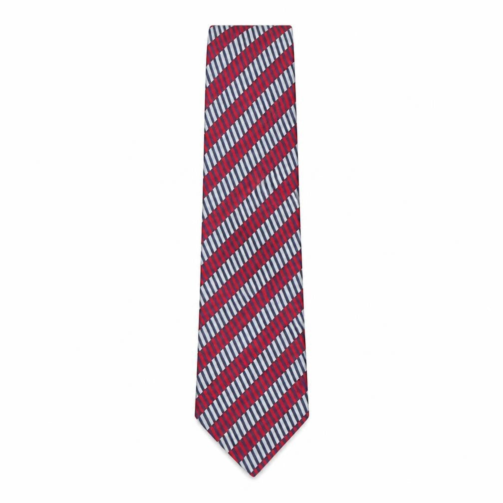 Mens Michaelis Multicoloured Striped  Pointed Tie