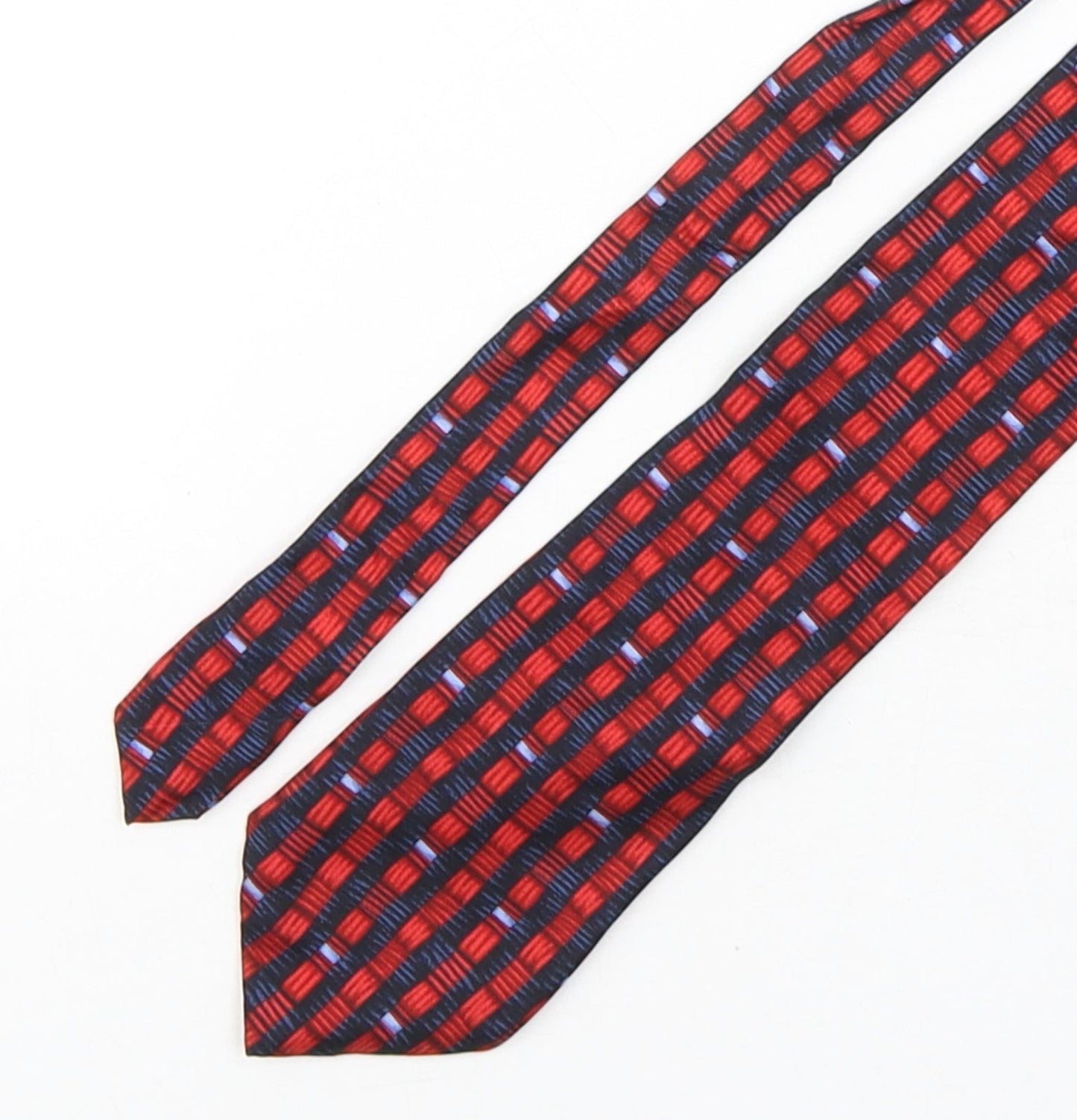 Savoy Taylors Guild Mens Multicoloured Striped Silk Pointed Tie One Size