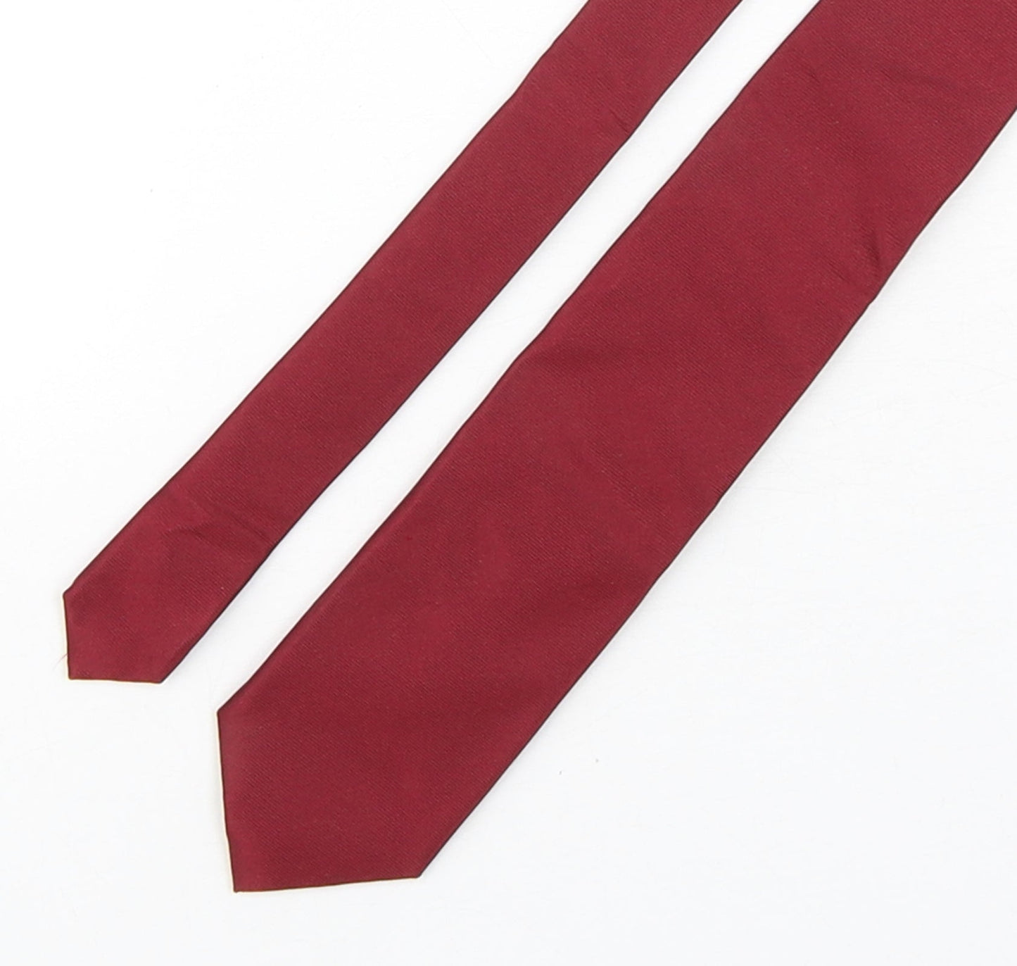 Savoy Taylors Guild Mens Red  Silk Pointed Tie One Size