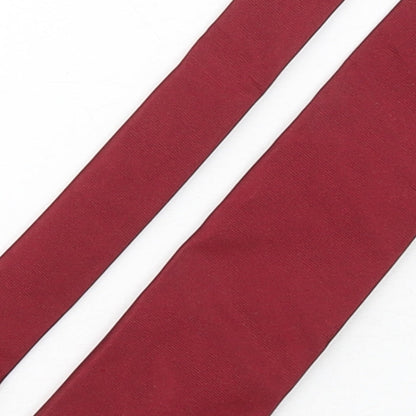 Savoy Taylors Guild Mens Red  Silk Pointed Tie One Size