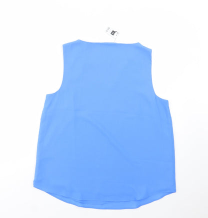 Womens UK Size 14 Dunnes Stores Blue Basic Blouse