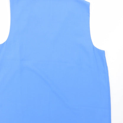 Womens UK Size 14 Dunnes Stores Blue Basic Blouse