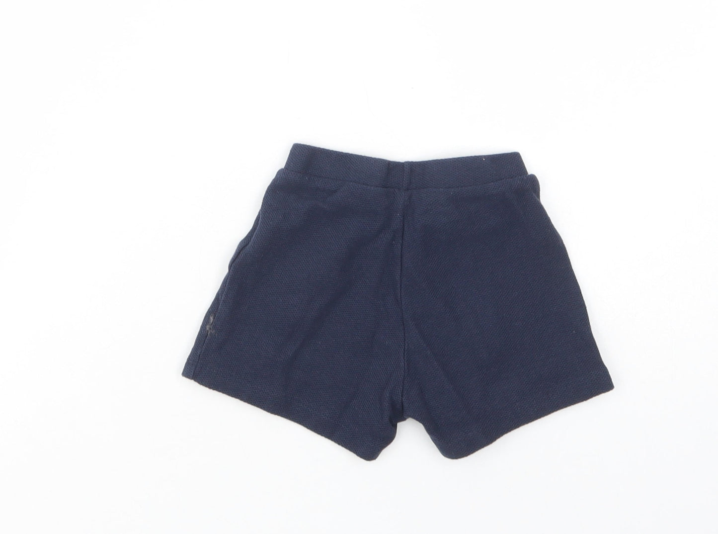 Primark Baby Blue  Cotton Cropped Trousers Size 9-12 Months