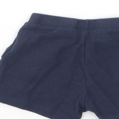 Primark Baby Blue  Cotton Cropped Trousers Size 9-12 Months