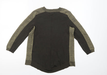 Womens UK Size S H&M Green Basic Blouse