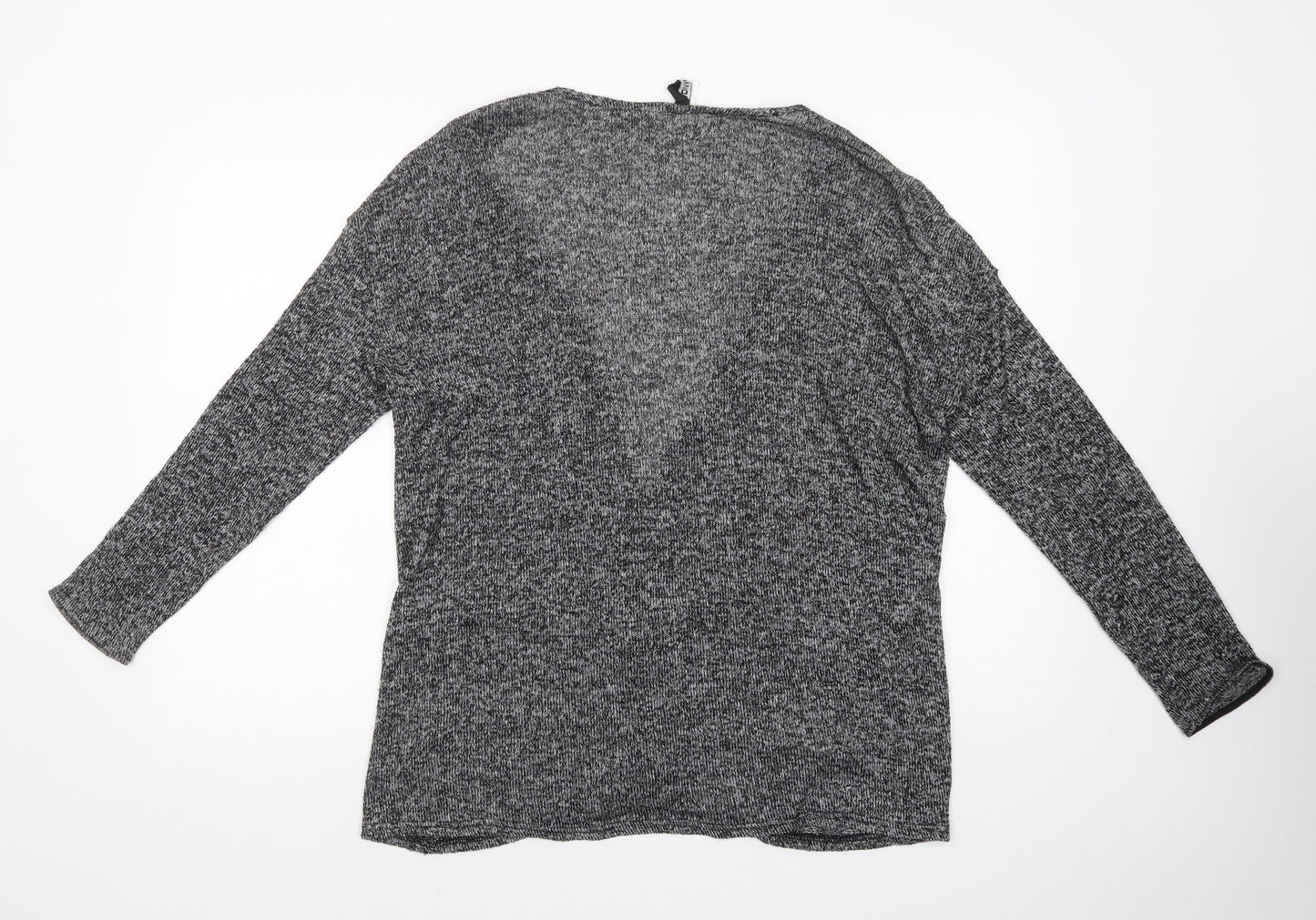 Womens UK Size L H&M Grey Cardigan Jumper