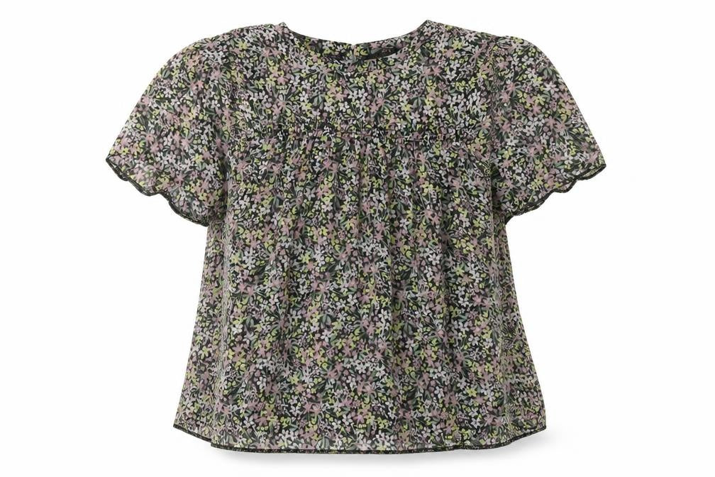 Womens UK Size 8 George Black Basic T-Shirt