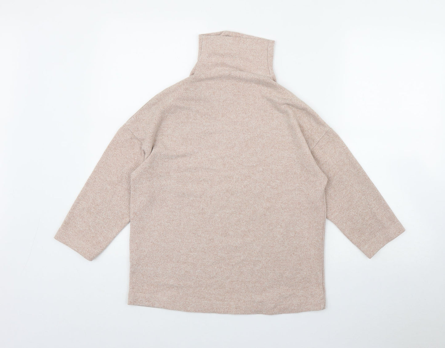 Womens UK Size S Stradivarius Pink Pullover Jumper