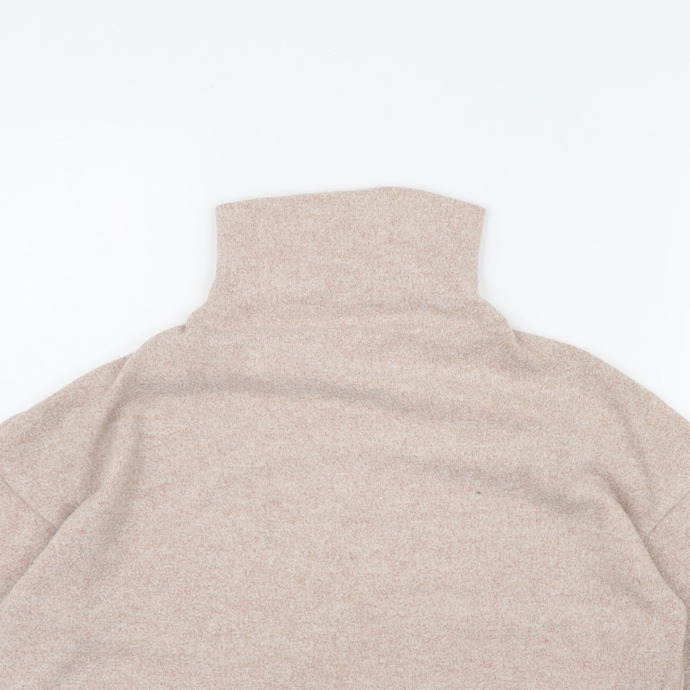 Womens UK Size S Stradivarius Pink Pullover Jumper