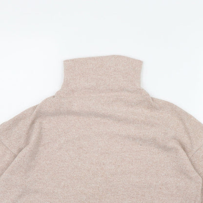 Womens UK Size S Stradivarius Pink Pullover Jumper