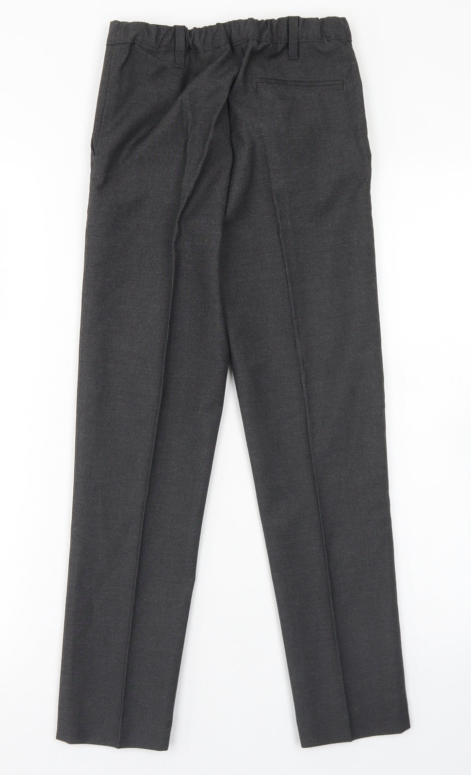 TU Boys Grey  Polyester Dress Pants Trousers Size 9 Months  Regular Hook & Eye - School Wear
