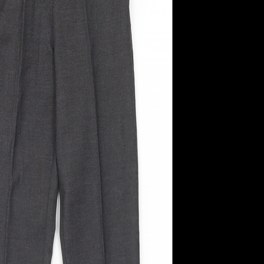 TU Boys Grey  Polyester Dress Pants Trousers Size 9 Months  Regular Hook & Eye - School Wear