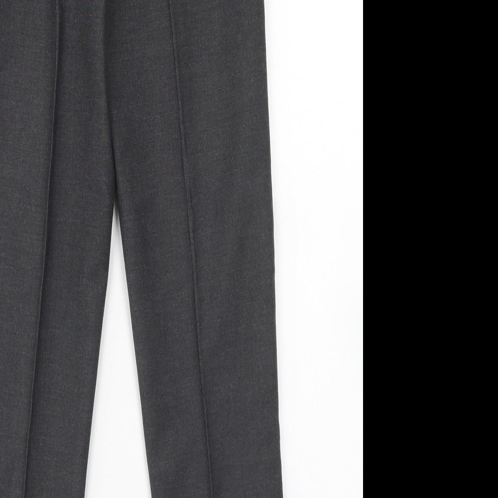 TU Boys Grey  Polyester Dress Pants Trousers Size 9 Months  Regular Hook & Eye - School Wear