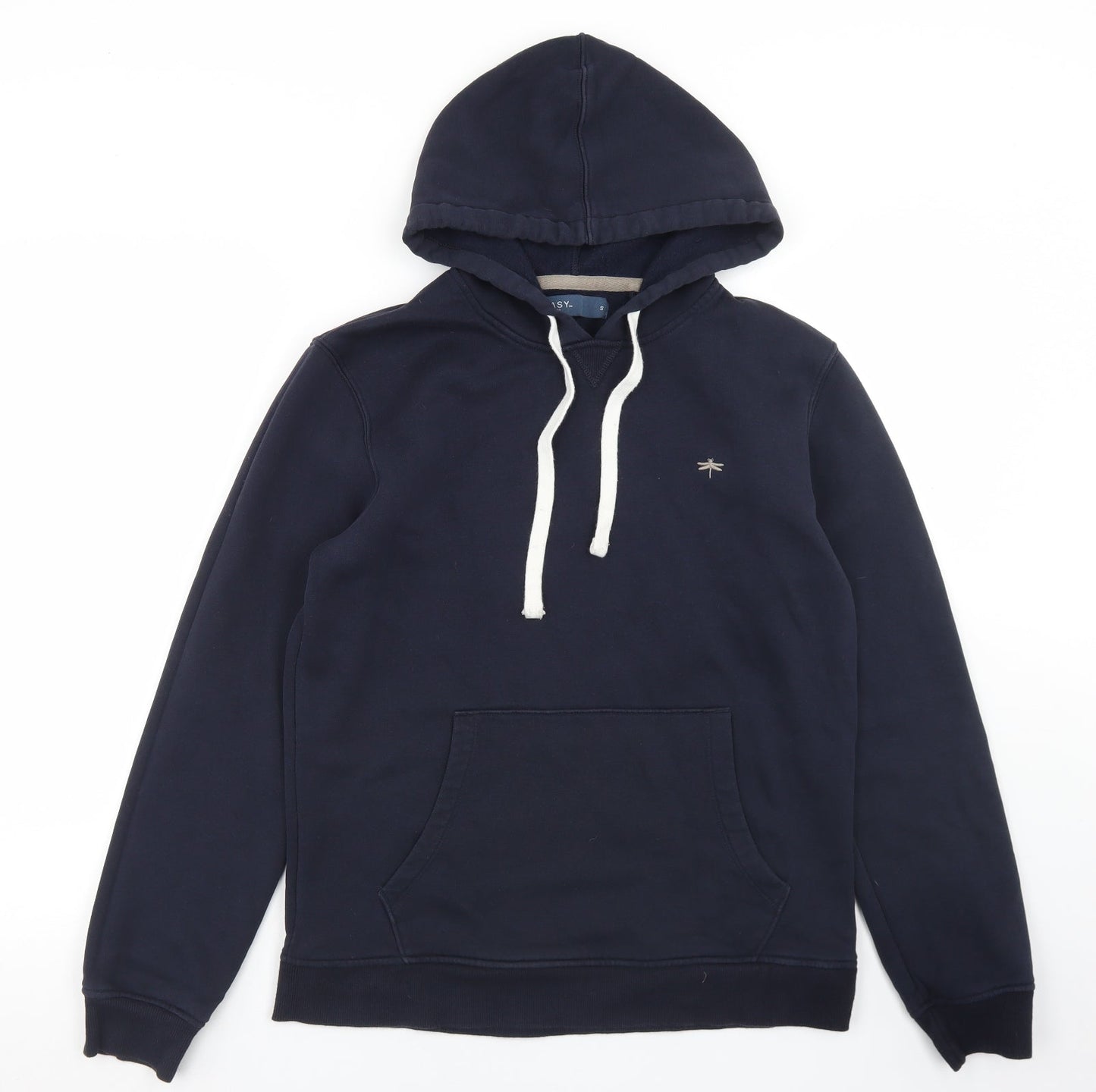 Mens UK Size S Easy Blue Pullover Hoodie