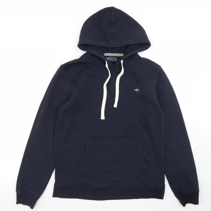 Mens UK Size S Easy Blue Pullover Hoodie