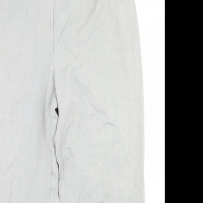 Annabelle Womens Grey  Polyester Trousers  Size 18 L26 in Regular Button