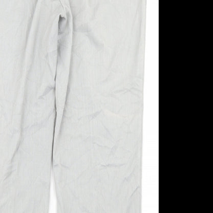 Annabelle Womens Grey  Polyester Trousers  Size 18 L26 in Regular Button