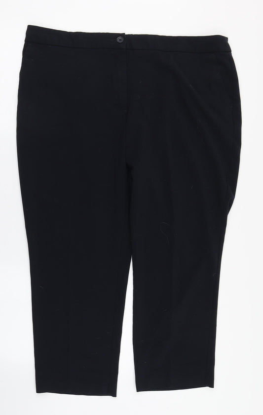 Womens UK Size 22 EWM Regular Fit  Blue Trousers