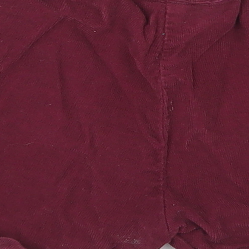 Hullabaloo Girls Purple  Cotton Mom Shorts Size 4-5 Years  Regular