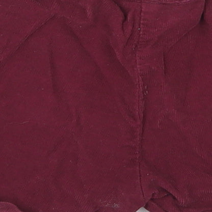 Hullabaloo Girls Purple  Cotton Mom Shorts Size 4-5 Years  Regular